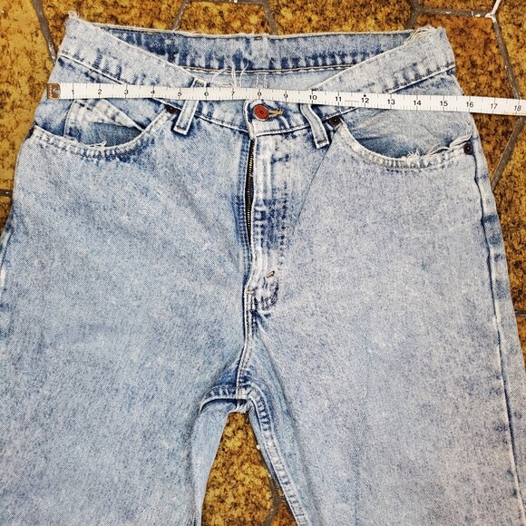 VTG 1980's Brittania Acid Wash WOMENS High Rise Blue Jeans Grunge MOM JEANS SZ30 - Picture 8 of 12